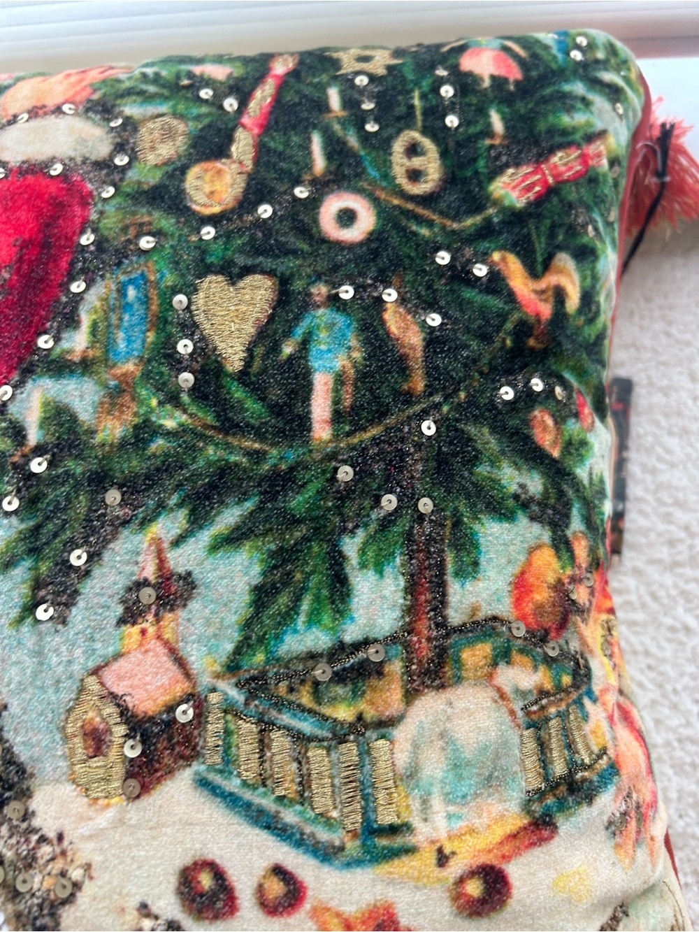 John Derian Christmas pillows - Picture 7 of 8